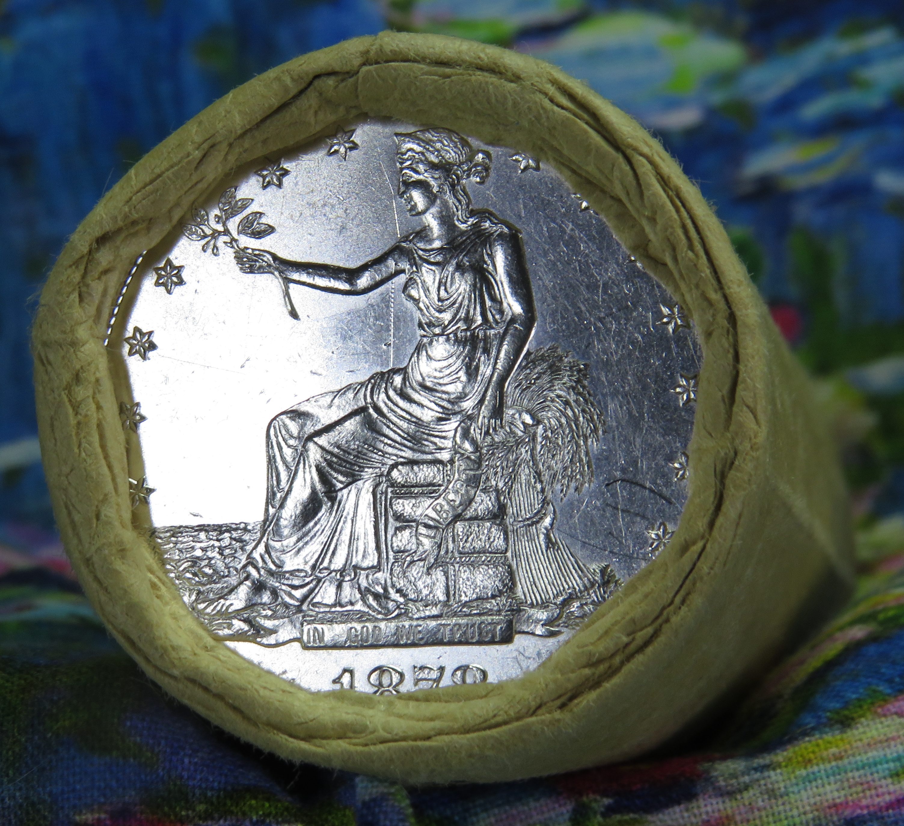 $20 ROLL UNCIRCULATED SILVER DOLLARS 1878 TRADE END / FROSTY CAMEO